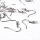 Platinum Color Brass Earring Hooks US-X-EC135-NF-3