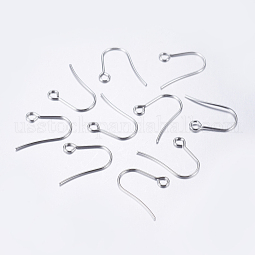 304 Stainless Steel Earring Hooks US-STAS-P162-13P-A