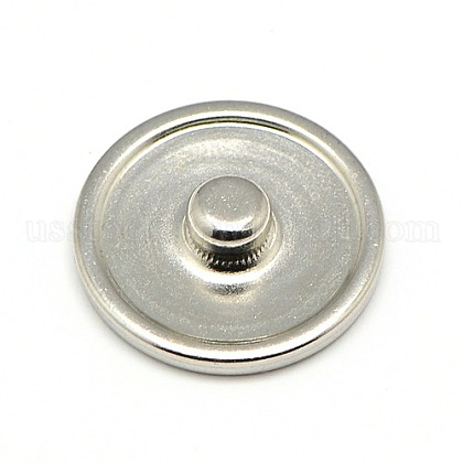 Brass Snap Button Cabochon Settings US-MAK-A005-13P3-NR-1