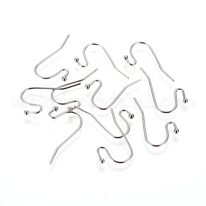 316 Surgical Stainless Steel Earring Hooks US-STAS-F216-02P-1