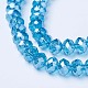 Electroplate Glass Beads Strands US-EGLA-A034-T4mm-A13-3