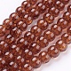 Spray Painted Crackle Glass Beads Strands US-CCG-Q001-6mm-16-1