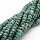 Dyed Natural Malaysia Jade Rondelle Beads Strands US-G-E316-2x4mm-23-1
