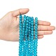Crackle Glass Beads Strands US-CCG-Q001-8mm-06-4