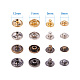 1Box Mixed Metal Jewelry Snap Fastener US-BUTT-WH0001-03-3