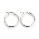 201 Stainless Steel Hoop Earrings US-EJEW-A052-19B-P-1