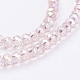 Electroplate Glass Beads Strands US-EGLA-R048-2mm-31-3