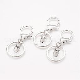 Iron Alloy Lobster Claw Clasp Keychain US-KEYC-D016-P