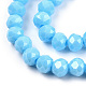 Electroplate Glass Beads Strands US-EGLA-A034-P4mm-A06-2