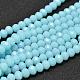 Faceted Rondelle Glass Beads Strands US-GLAA-I033-4mm-02-1
