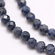 Natural Sapphire Beads Strands US-G-F509-18-4mm-6