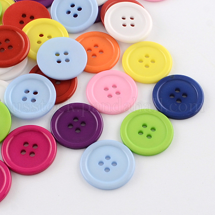 4-Hole Plastic Buttons US-BUTT-R034-057-1