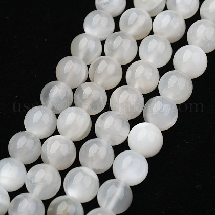 Natural White Moonstone Beads Strands US-G-J373-13-8mm-1