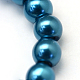 Baking Painted Pearlized Glass Pearl Round Bead Strands US-HY-Q003-4mm-06-3