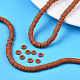 Handmade Polymer Clay Beads Strands US-CLAY-R089-6mm-158-7