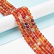 Natural Carnelian Beads Strands US-G-F718-07-2
