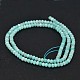 Faceted Rondelle Natural Amazonite Bead Strands US-G-F289-06-2