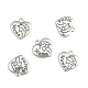 Heart with Word Mama 316 Stainless Steel Pendants US-STAS-I061-153-2