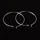 Silver Color Plated Brass Earring Hoops US-X-EC067-4S-2