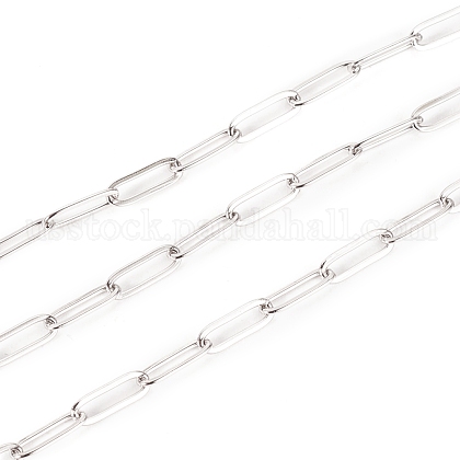 304 Stainless Steel Paperclip Chains US-STAS-K209-07P-1