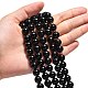 Synthetic Black Stone Beads Strands US-GSR10mmC044-5