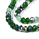 Electroplate Glass Beads Strands US-EGLA-N002-12D-3