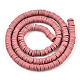 Handmade Polymer Clay Bead Strands US-CLAY-T002-6mm-47-3