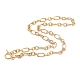 Ion Plating(IP) 304 Stainless Steel Figaro Chain Necklaces US-NJEW-O124-03G-2