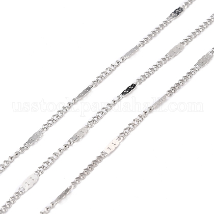 304 Stainless Steel Figaro Chain US-CHS-D033-04P-1