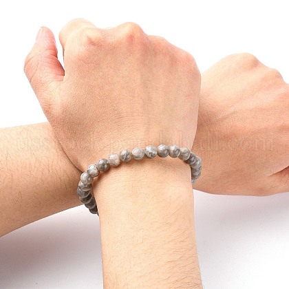 Stretchy Gemstone Bracelets&nbsp;US-BJEW-C259-6mm-2A-4