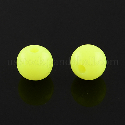 Fluorescent Acrylic Beads US-MACR-R517-6mm-01-1