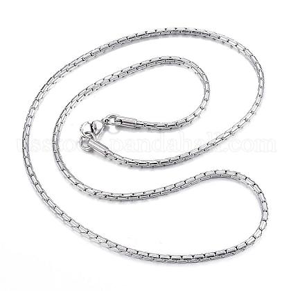 304 Stainless Steel Necklaces US-NJEW-E080-18P-1