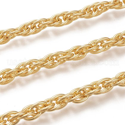 Brass Rope Chains US-CHC-M020-08G-1
