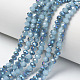 Electroplate Glass Beads Strands US-EGLA-A034-J10mm-I02-1