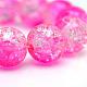 Baking Painted Crackle Glass Bead Strands US-CCG-S001-4mm-M-4