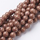 Natural Mashan Jade Round Beads Strands US-G-D263-10mm-XS27-1