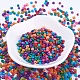 8/0 Baking Paint Glass Seed Beads US-SEED-S002-KM-3