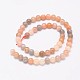 Round Natural Multi-Moonstone Beads Strands US-G-D767-8mm-2