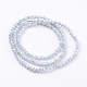 Electroplate Glass Beads Strands US-EGLA-D020-4x3mm-47-2