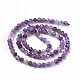Natural Amethyst Beads Strands US-G-L581A-001-3