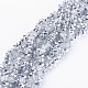 Electroplate Glass Bead Strands US-GR6MMY-07S-1