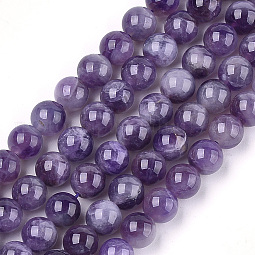 Natural Amethyst Beads Strands US-G-S333-8mm-020