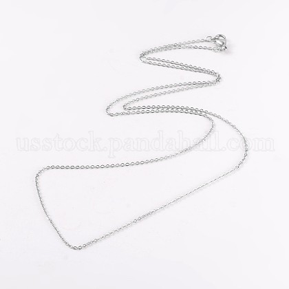 304 Stainless Steel Cable Chain Necklaces US-NJEW-JN01526-03-1
