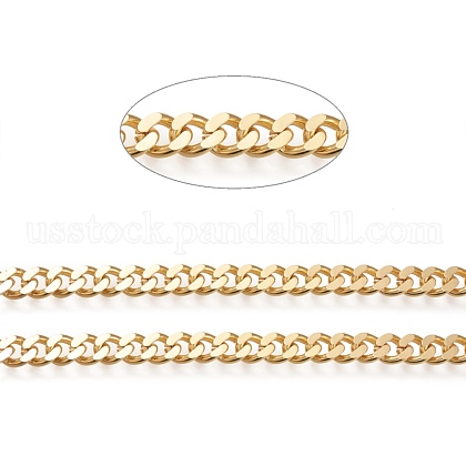 Brass Cuban Link Chains US-CHC-K010-03G-1