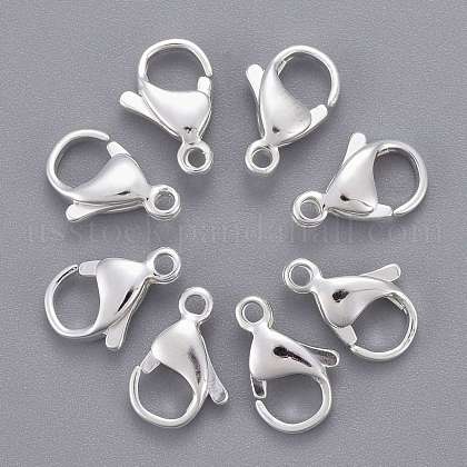 304 Stainless Steel Lobster Claw Clasps US-STAS-E464-21A-S-1