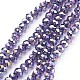 Electroplate Glass Beads Strands US-GR8MMY-07AB-1