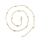 Brass Satellite Chains Necklace for Women US-NJEW-P265-17G-3