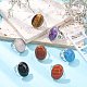 Great Valentines Gifts Natural & Synthetic Mixed Stone Rings US-RJEW-C094-M-5