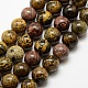 Natural Dendritic Jasper Beads Strands US-G-E382-07-8mm-2