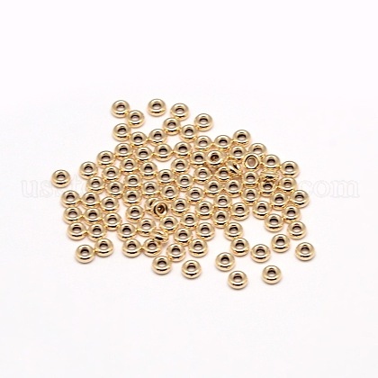 Yellow Gold Filled Spacer Beads US-KK-A130-08-1
